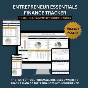 Bookkeeping finance tracker for business owners